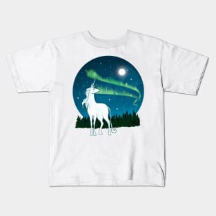 Seeing the Northern lights Kids T-Shirt